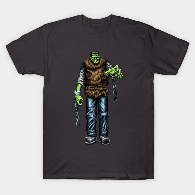 Monster of Frankenstein T-Shirt by DeeSquaredDesigns